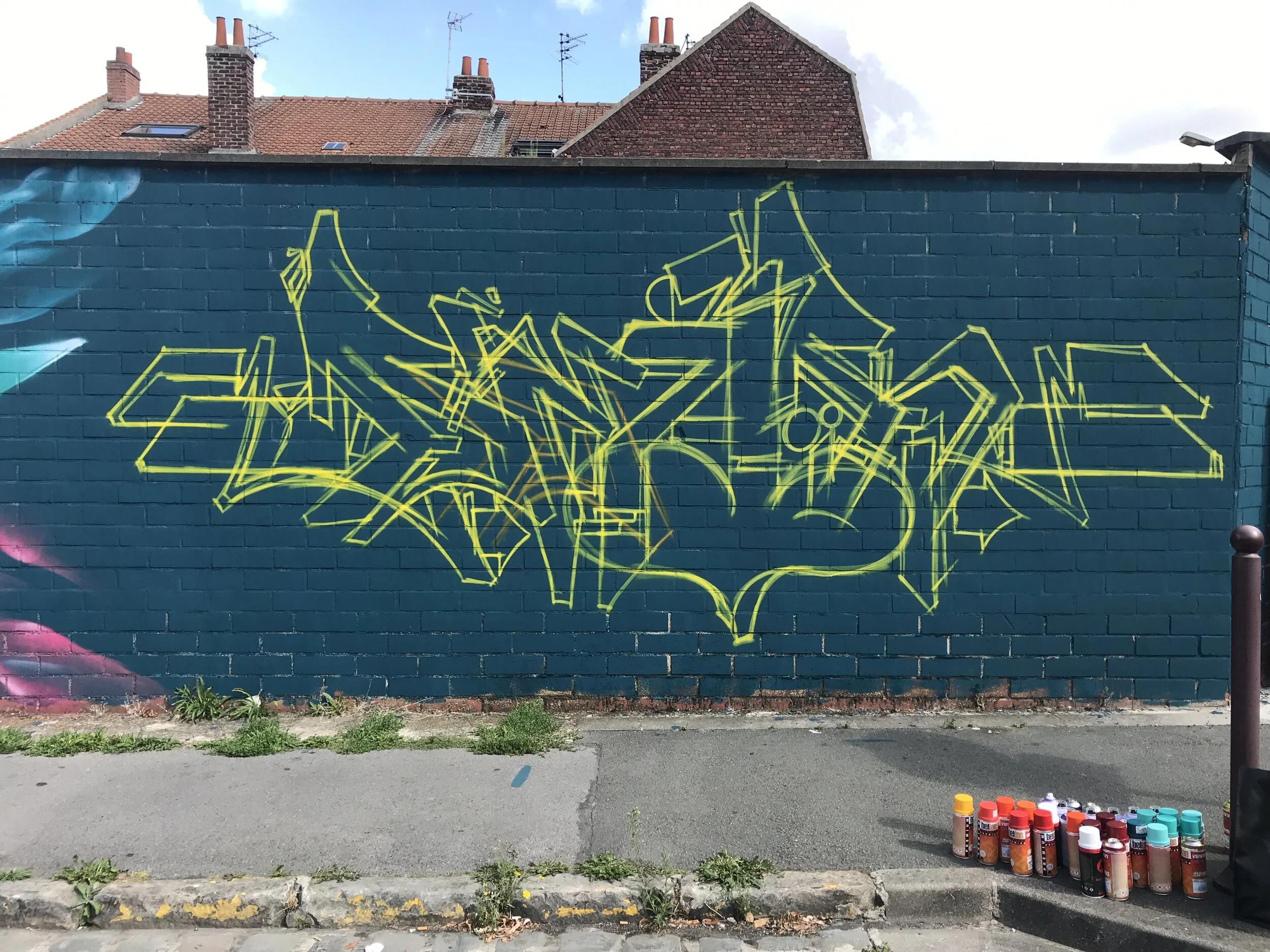 graffiti piece